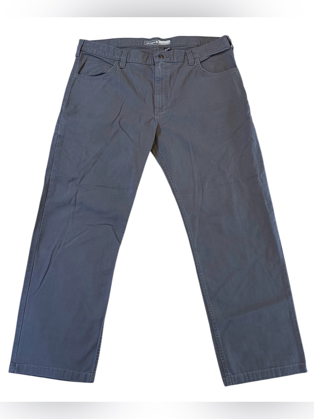 NWT Carhartt Rugged Flex Rigby Work Pants 40x30 Gray Relaxed Straight